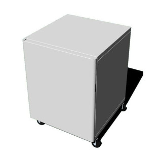 BROTHER MOBILETTO IN METALLO con RUOTE GEMELLE in NYLON